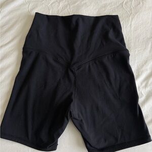 SHEIN Black High-Rise Bike Shorts